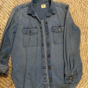 Denim button down shirt